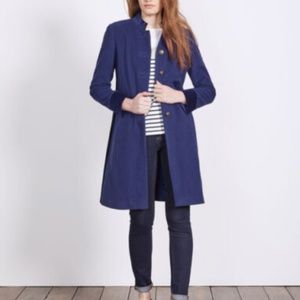 Boden Marie Military Coat Blue Size 8 US